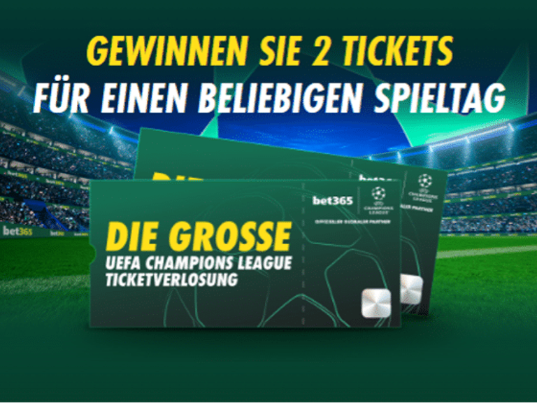 Gewinne Champions League Tickets mit bet365
